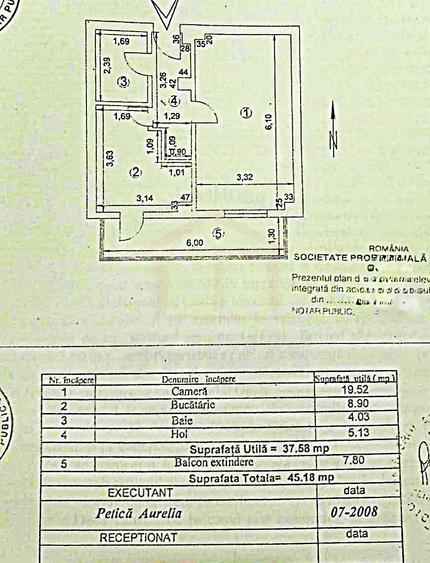 Garsonieră decomandată în Mazepa 1