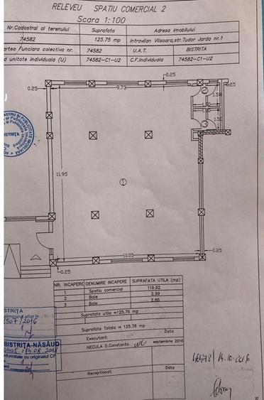 Spațiu comercial, de 125 mp, în Central