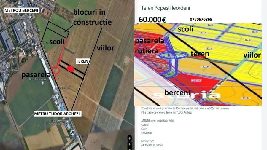 Teren de 500 mp, în Vest