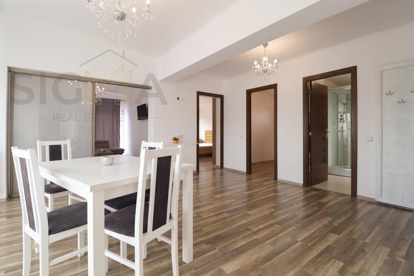 Apartament cu 3 camere semidecomandat, mobilat în Bună Ziua