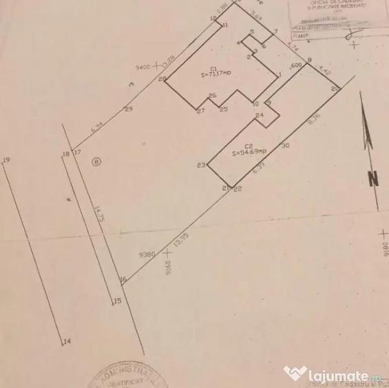 Casă cu 4 camere cu Teren 366 Mp în Central