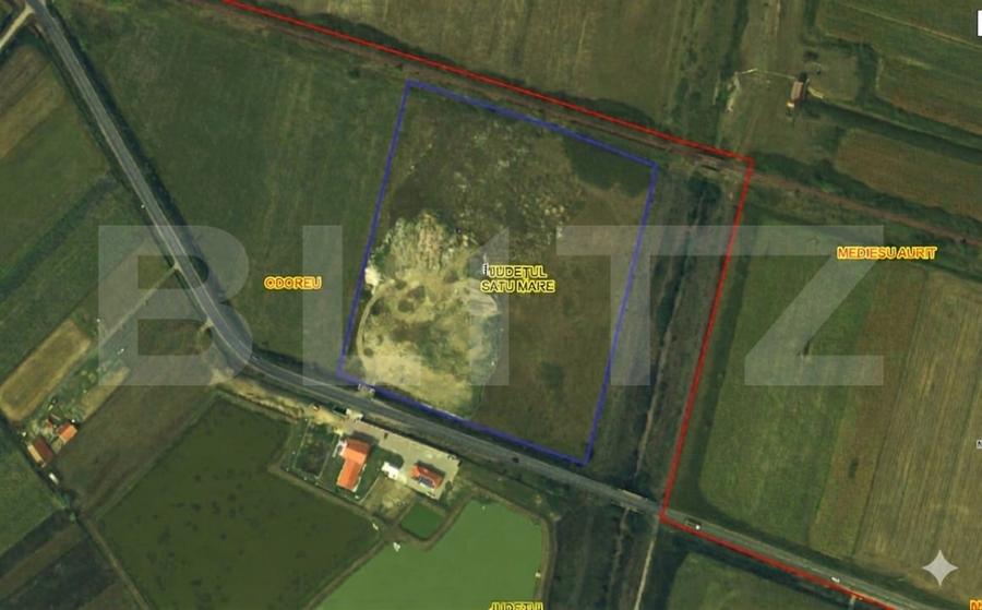Teren agricol intravilan de 36200 mp, în Odoreu