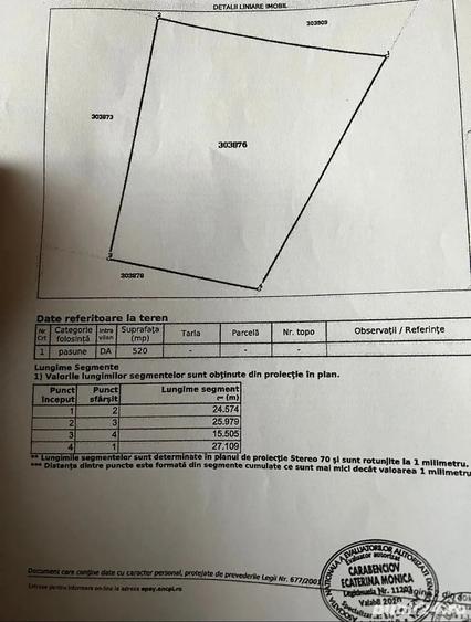 Teren de 520 mp, în Vladimirescu