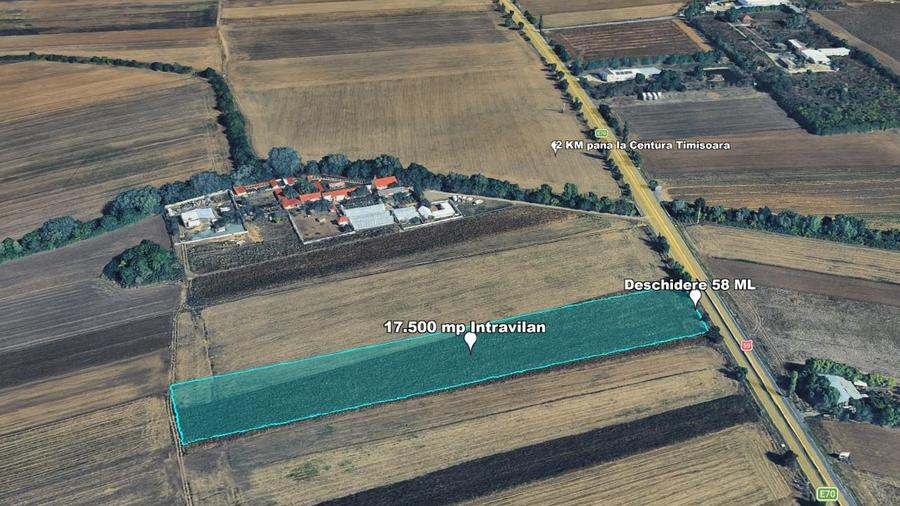 Teren Construcții intravilan de 17500 mp, în Șag