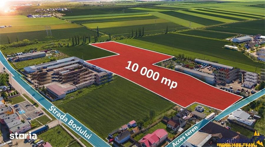 Teren de 10000 mp, în Hălchiu