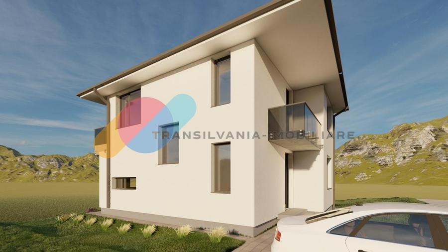 Casă individuală cu 4 camere cu Canalizare în Chinteni