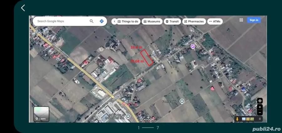 Teren de 1560 mp, în Central