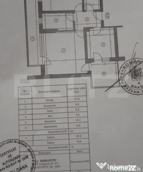 Apartament cu 2 camere decomandat în Noua