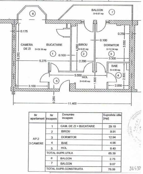Apartament cu 2 camere decomandat în Vest