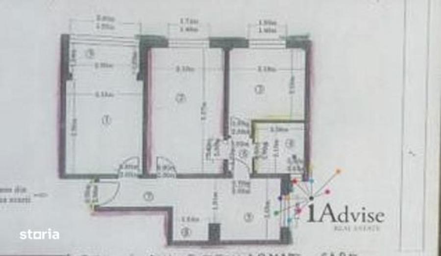 Apartament cu 3 camere decomandat în Griviței
