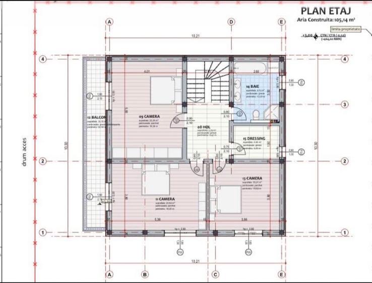 Casă individuală cu 5 camere cu Teren 250 Mp în Șura Mare