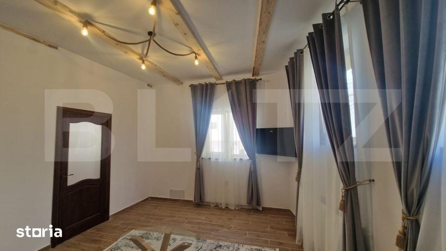 Casă cu 2 camere cu Teren 100 Mp în Schei