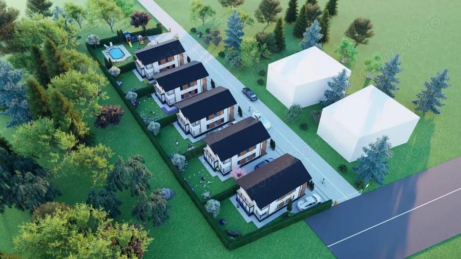 Casă cu 3 camere cu Teren 240 Mp în Ghimbav