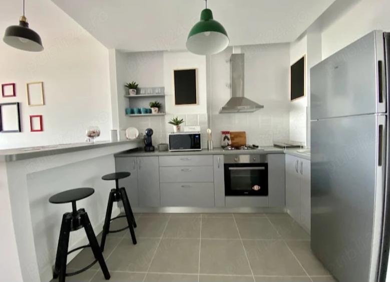 Apartament cu 2 camere semidecomandat în Nord