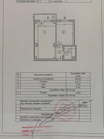 Apartament cu 2 camere semidecomandat în Militari