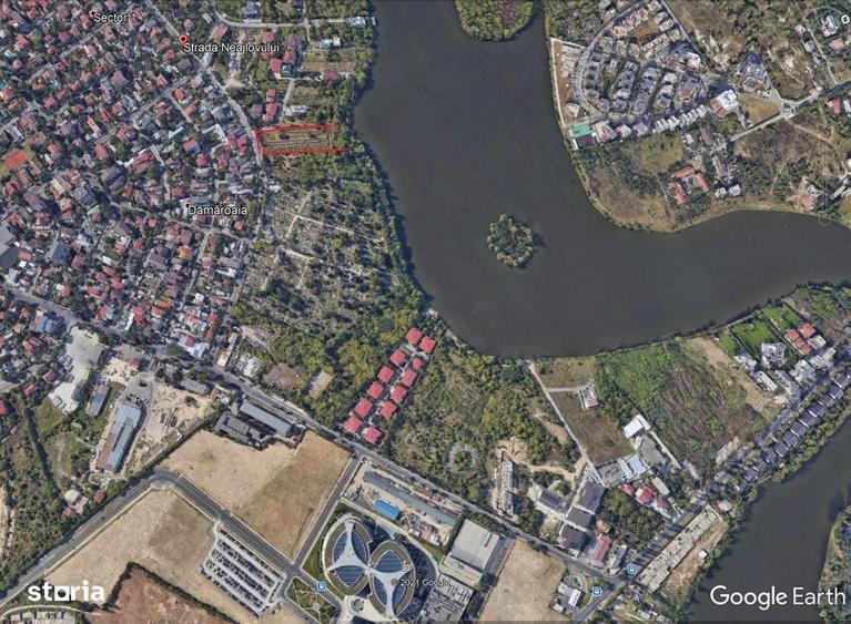 Teren 2041 mp deschidere lac Grivita 20 m - 8