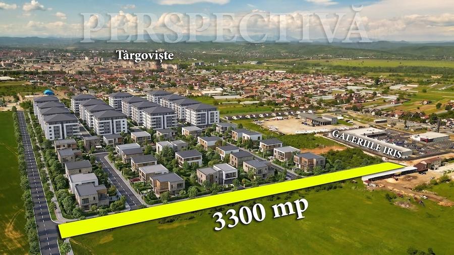 Teren de 3300 mp, în Centură