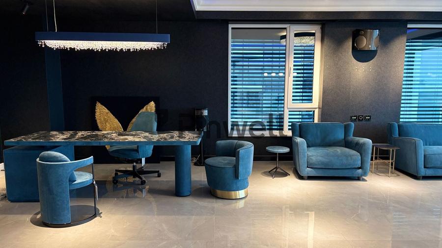 Penthouse cu 5 camere, mobilat în Barbu Văcărescu