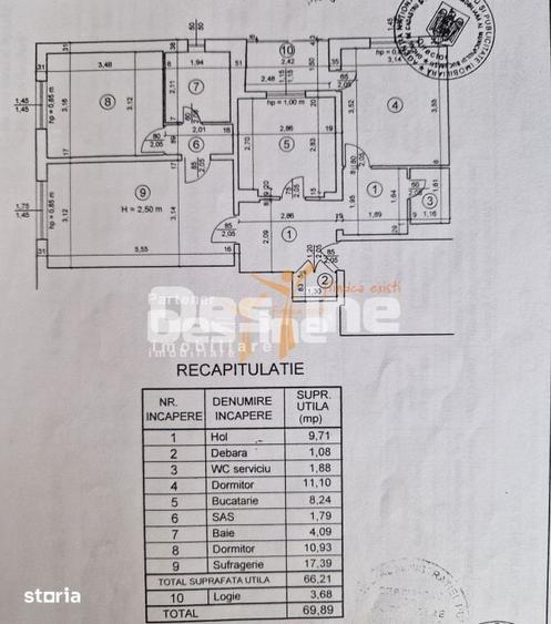 Apartament cu 3 camere, mobilat în Tudor Vladimirescu