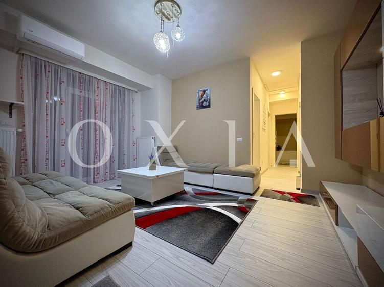 Apartament cu 3 camere semidecomandat, mobilat în Girocului