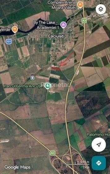Direct de la proprietar: teren 9.673 mp langa A3 si A0, hale