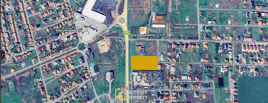 Teren Construcții intravilan de 10003 mp, în Vladimirescu