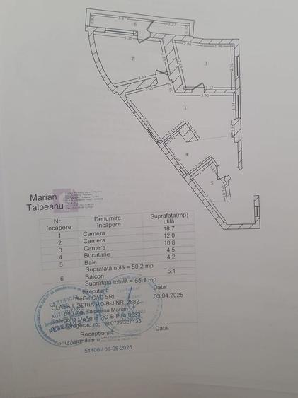 Apartament cu 3 camere semidecomandat, mobilat în Unirii