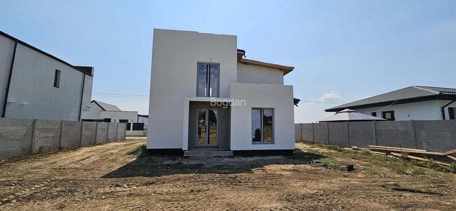 OFERTA! casa noua la intrarea in Vidra,LA ALB, P+1, comuna Vidra, Ilfov. TVA 0%