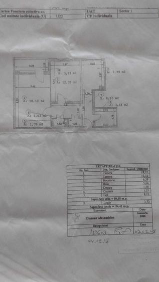 Apartament cu 2 camere decomandat în Domenii