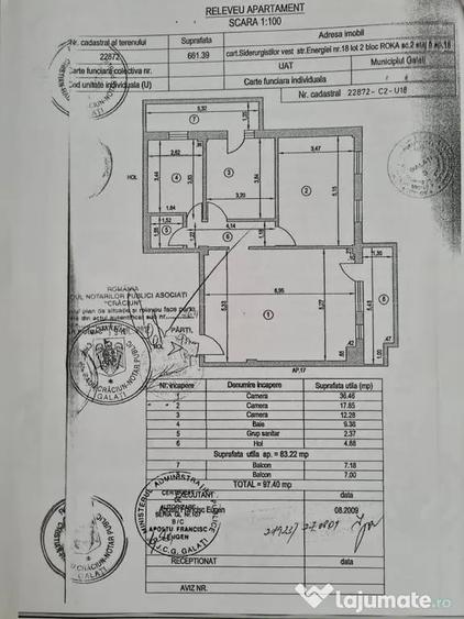 De vanzare apartament cu 3 camere, General, etaj 5/5 cu l... - 1