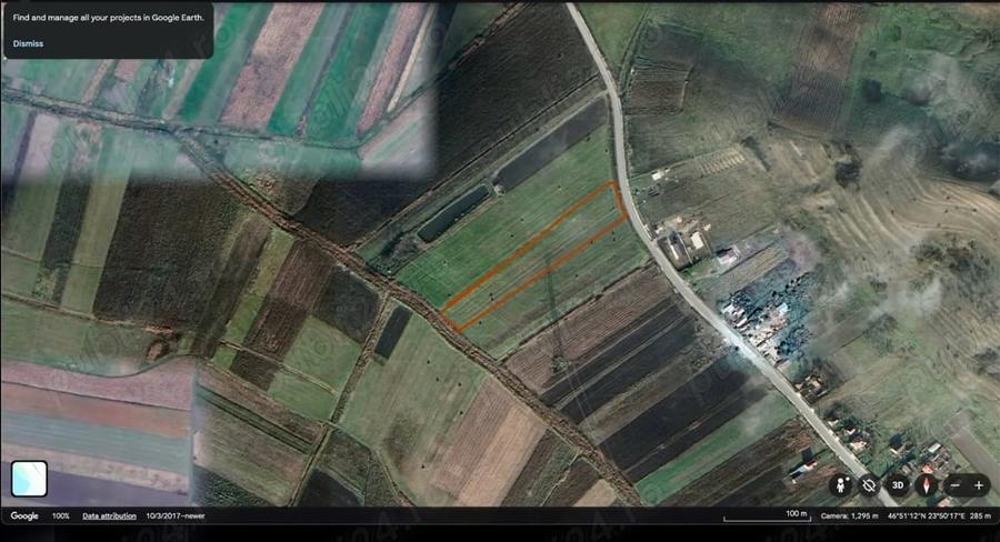 Teren de 11600 mp, în Jucu