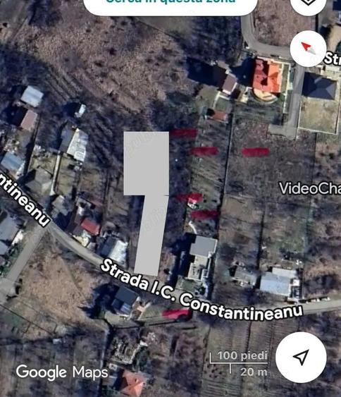 Teren de 1000 mp, în Bucium
