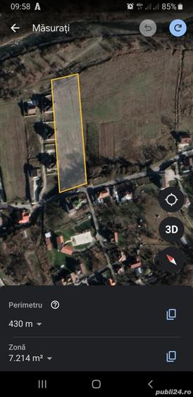 Teren de 7294 mp, în Central
