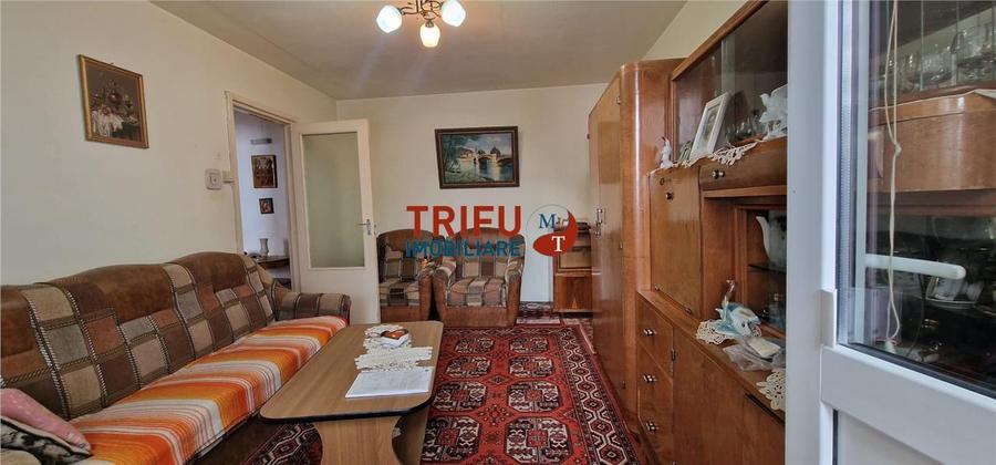 Apartament cu 3 camere semidecomandat, mobilat în Cetate