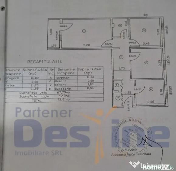 Apartament 3 camere Decomandat, 72 mp, Zona MIRCEA CEL BA... - 2