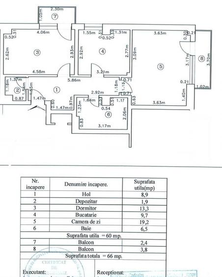 Apartament cu 2 camere decomandat în Triaj