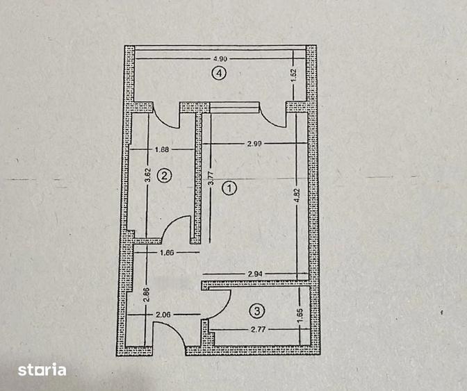 Garsonieră decomandată în Central — fotografia 1