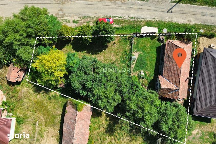Casă cu 2 camere decomandat cu Teren 500 Mp în Sângeorgiu de Mureș