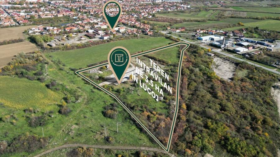 Teren intravilan de 35000 mp, în Lugoj