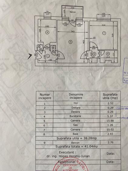 Apartament cu 2 camere semidecomandat în Mircea cel Bătrân