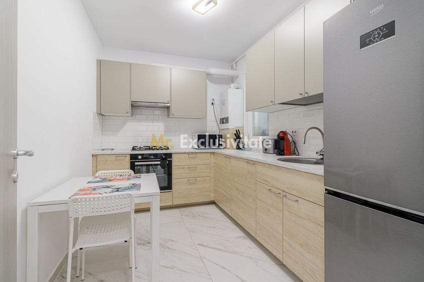 Apartament cu 2 camere decomandat, mobilat în Calea Călărașilor