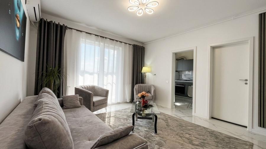 Apartament cu 2 camere semidecomandat, mobilat în Dobroești