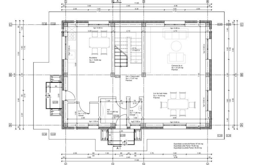 Casă cu 4 camere cu Teren 800 Mp în Sălicea