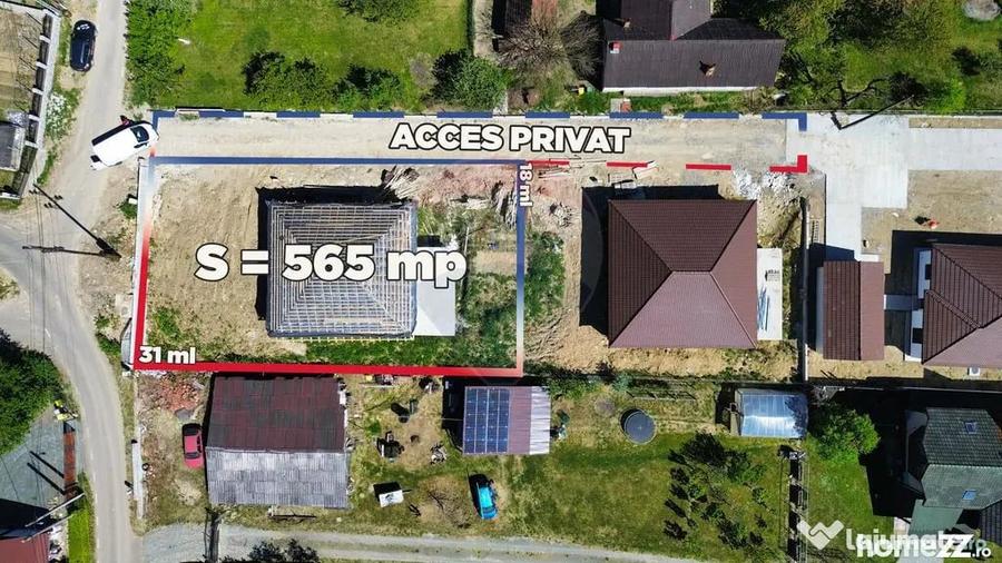 Casă cu 4 camere cu Teren 500 Mp în Tăuții de Sus