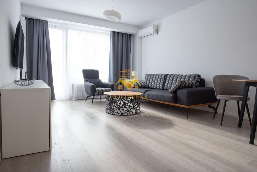 Apartament cu 2 camere semidecomandat, mobilat în Plopilor
