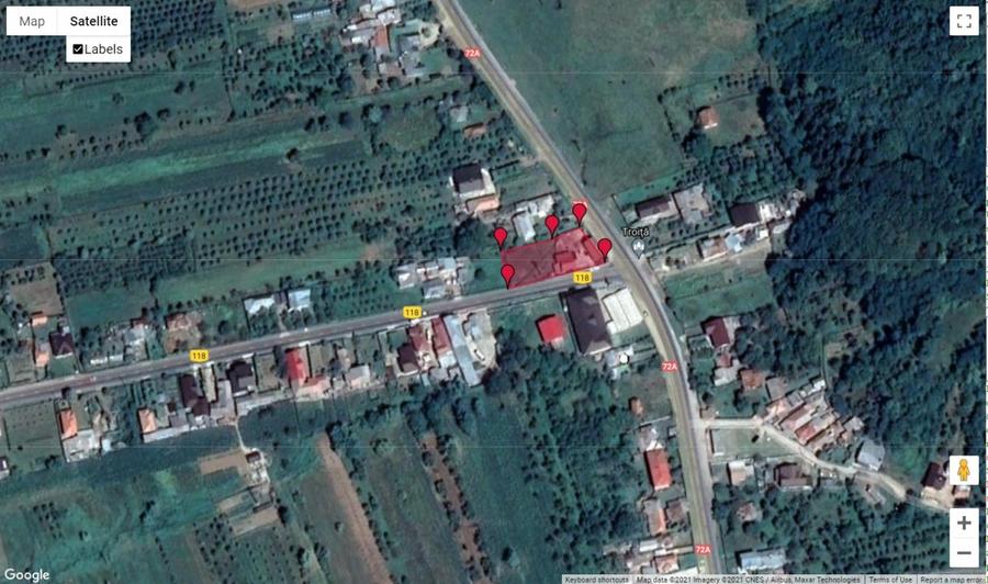 Casă individuală cu 3 camere cu Teren 1162 Mp în Gheboieni