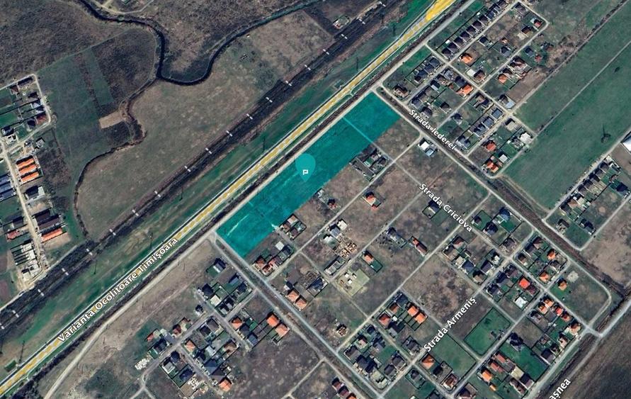 Teren Construcții intravilan de 508 mp, în Moșnița Nouă