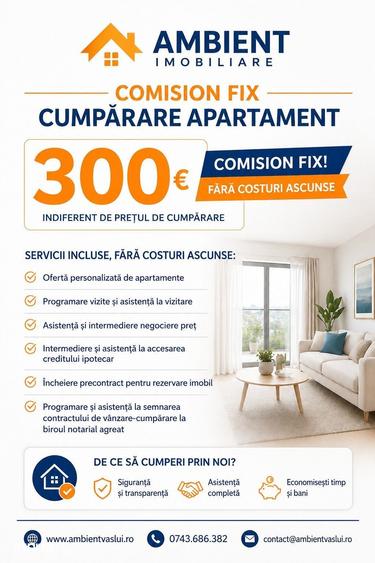Apartament cu 3 camere, mobilat în Gară