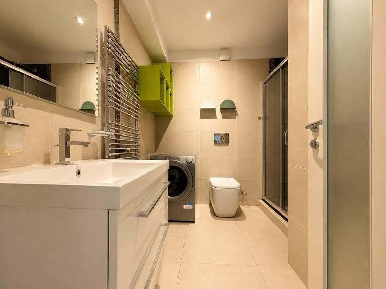 Apartament cu 3 camere nedecomandat, mobilat în Pipera