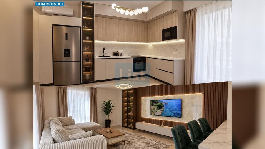 Apartament cu 2 camere decomandat în Faleza Nord